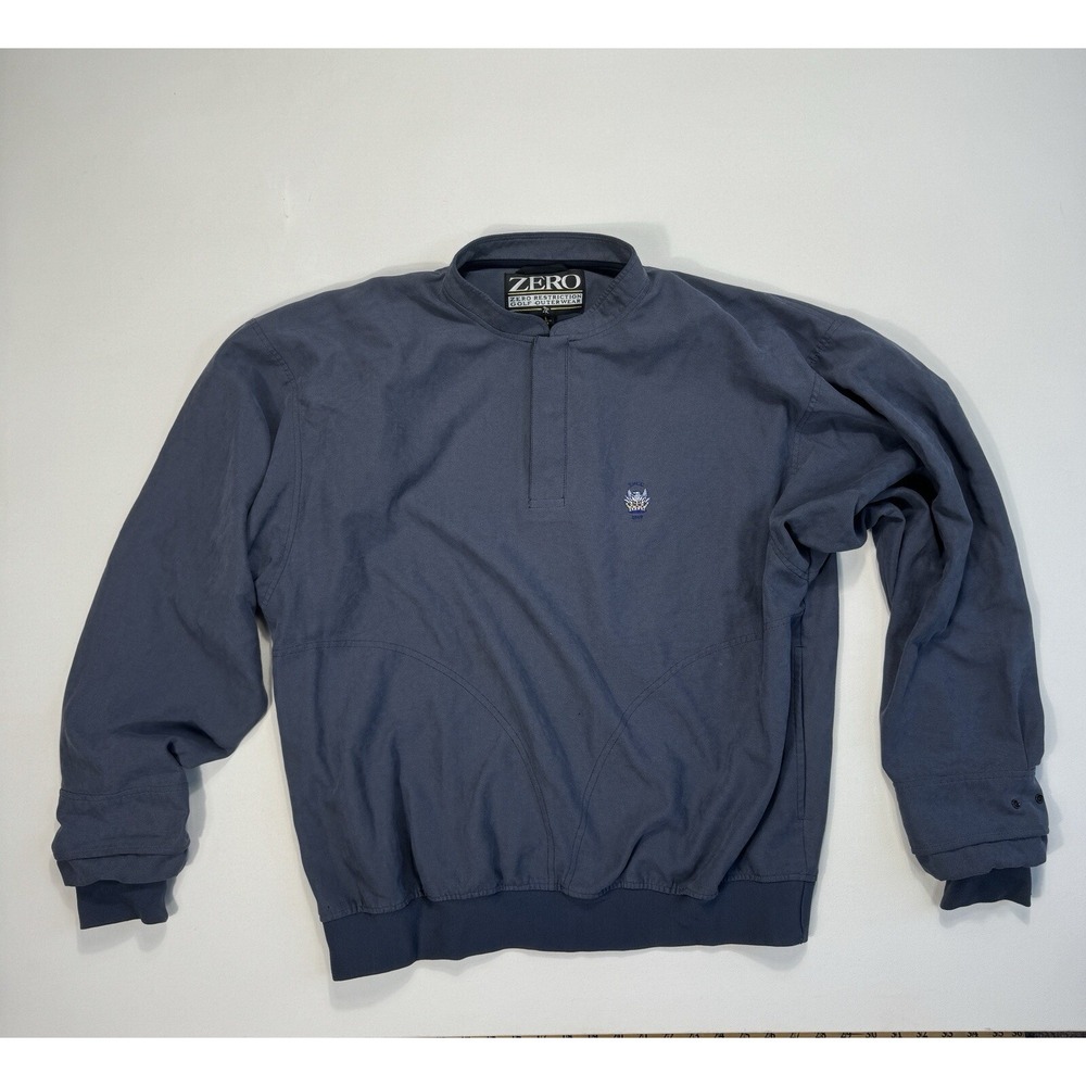 Zero Restriction Men Large 1/4 Zip Pullover Windbreaker Somerset Hills Golf Club